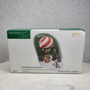 Department 56 Dash Away Delivery Hot Air Balloon #56438 Christmas Village Boxed